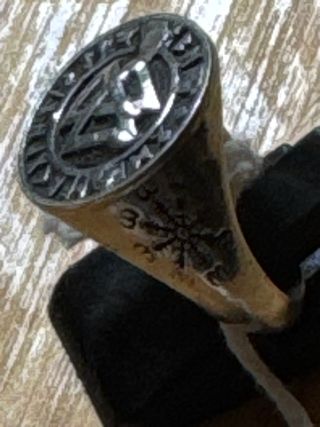 Anillo Templario Plata