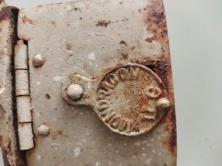 Plancha antigua de carbón