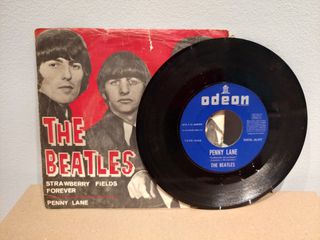 Disco single Vinilo The Beatles Strawberry Fields