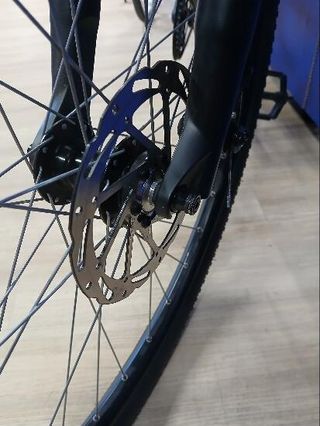 Bicicleta Todocamino Eléctrica E-Actv 100 Gris Antracita