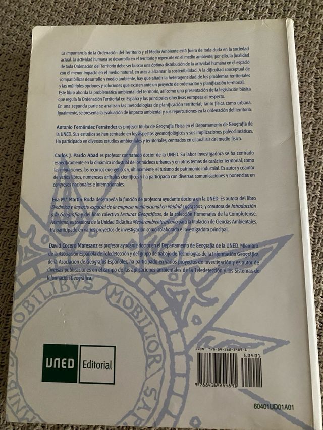 Ordenación del territorio y medio ambiente