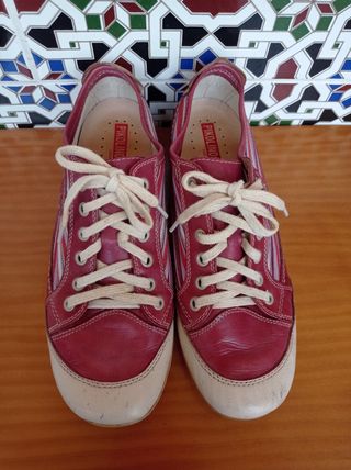 Zapatillas Pikolinos Vintage Rojas