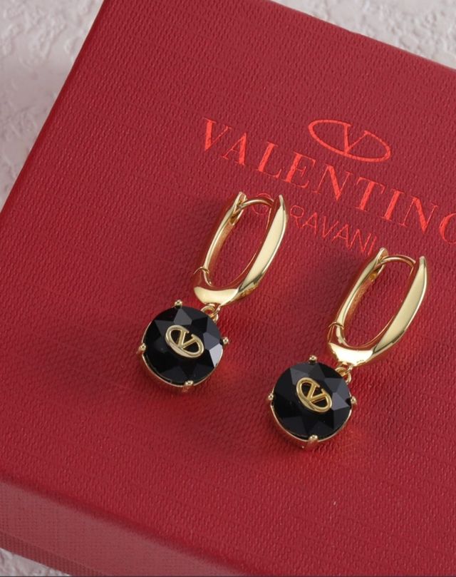 Pendientes Valentino Dorados y Negros