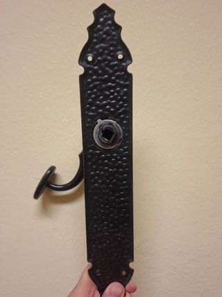 Pomo de puerta negro