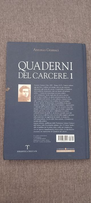 Libro: Quaderni dal carcere 1 Antonio Gramsci 