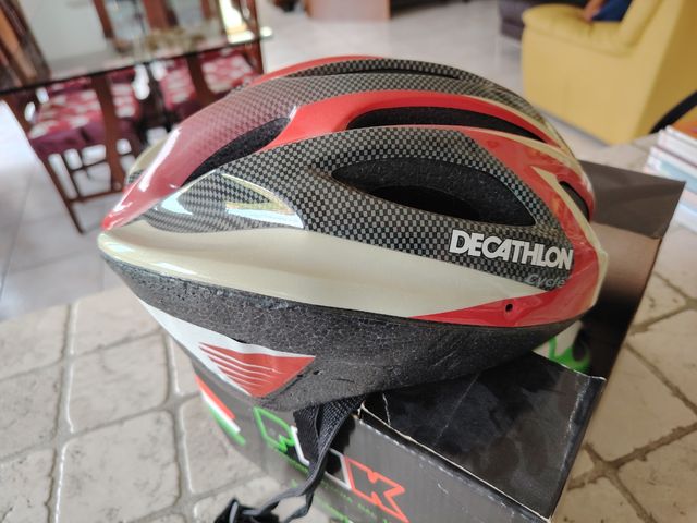 Casco da bici PNK verde e bianco