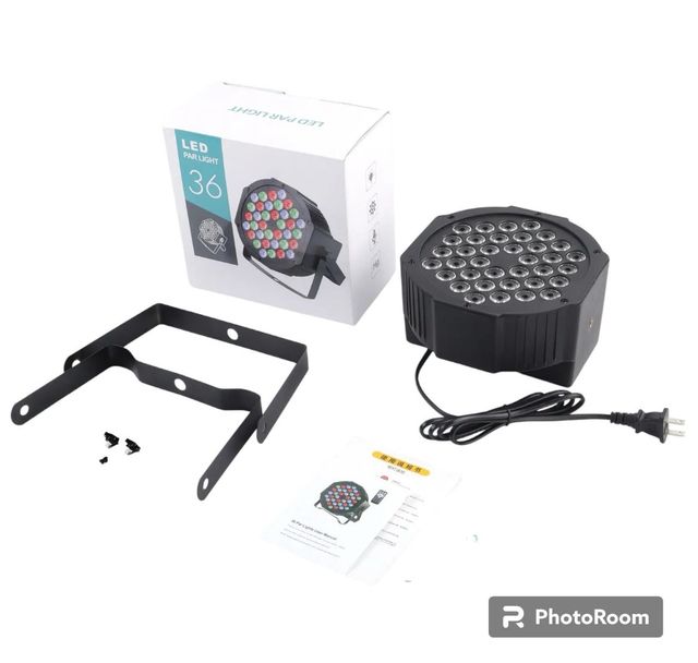 4x Proiettore Luci Strobo Discoteca Rgb led farett