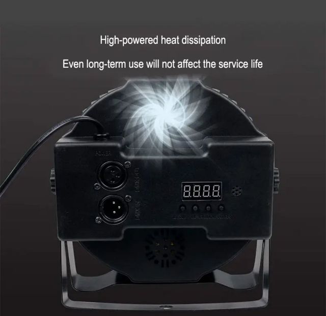 4x Proiettore Luci Strobo Discoteca Rgb led farett