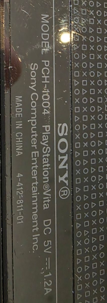 Ps Vita PCH-1004 Nera