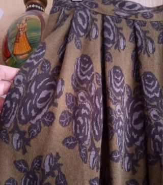 (S) Pantalón nuevo vintage ancho con pinchas