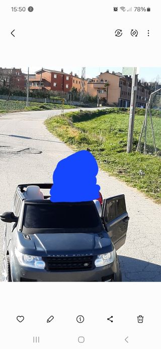 Coche eléctrico Range Rover para niños