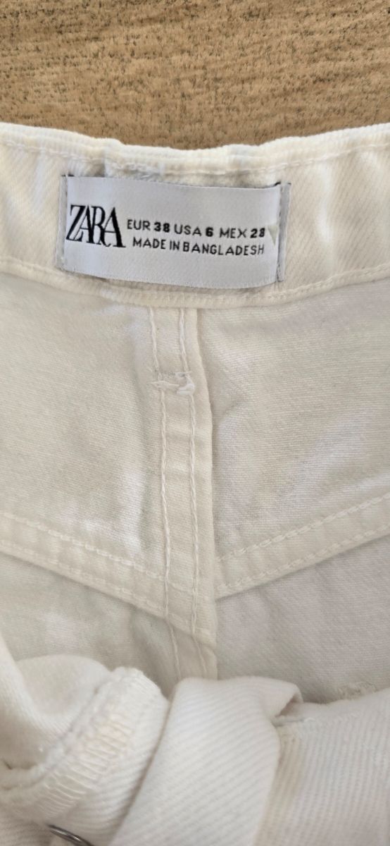 Pantalones Vaqueros Cortos Blancos