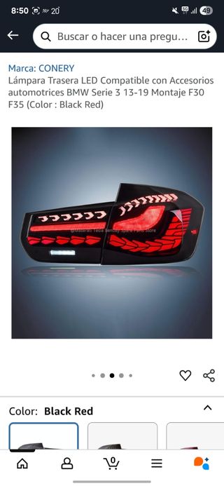 Faro Trasero BMW Serie 3 F30 F35 LED