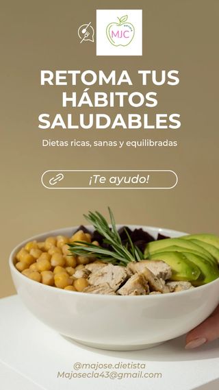 Servicio de dietista
On-line y a domicilio