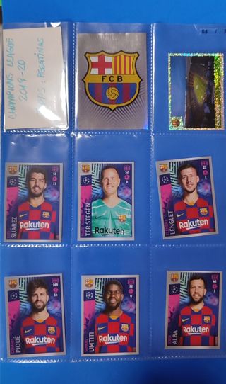 Cromos Fútbol Champions League 2019-20 Topps FCB L