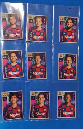 Cromos Fútbol Champions League 2019-20 Topps FCB L