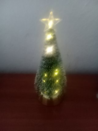 Árbol de Navidad Miniatura Dorado