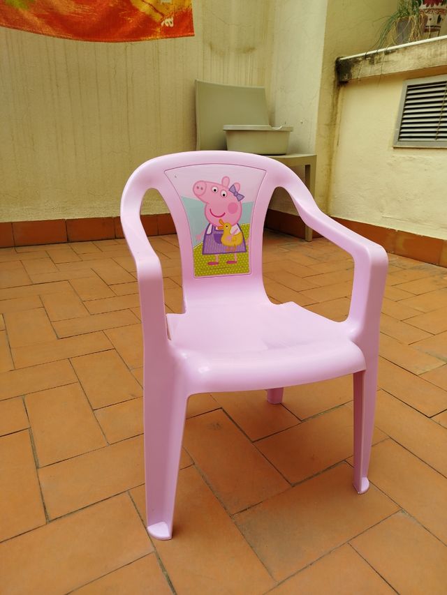 Silla infantil Peppa Pig rosa