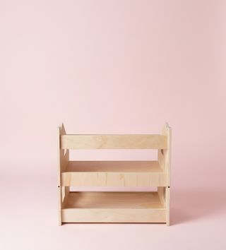 Scaffalatura in legno Montessori