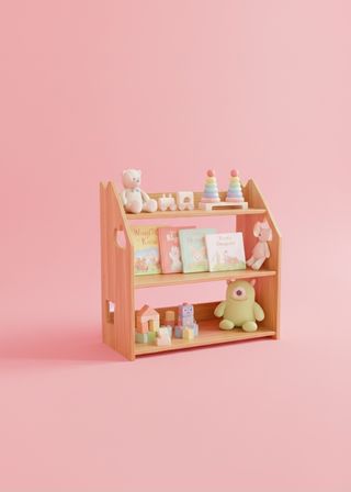 Scaffalatura in legno Montessori