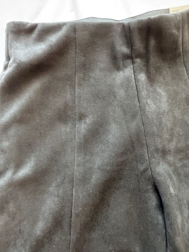 Leggings Zara Negro Talla M Cremallera Lateral