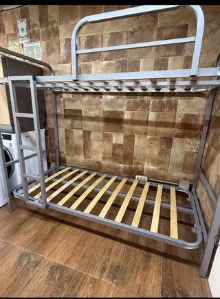 Litera metálica con somier de madera +34672303715