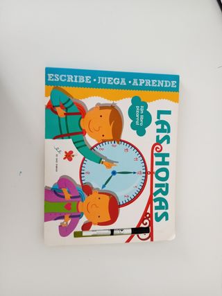 Las horas: ¡Un libro pizarra!