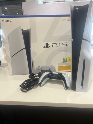 Sony PS5 Slim Blanca 1TB con lector 