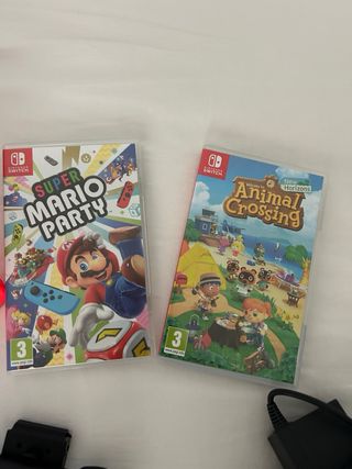 Nintendo Switch con juegos y accesorios