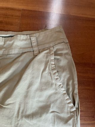 Pantaloni Chinos Donna Zero Assoluto Verde Oliva