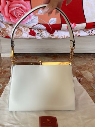 Borsa Etro Vela Media Bianca Nuova