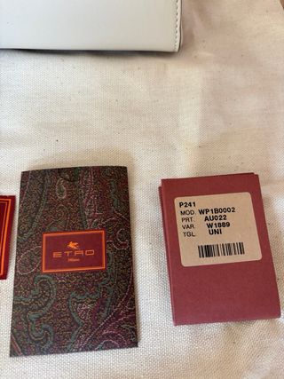 Borsa Etro Vela Media Bianca Nuova