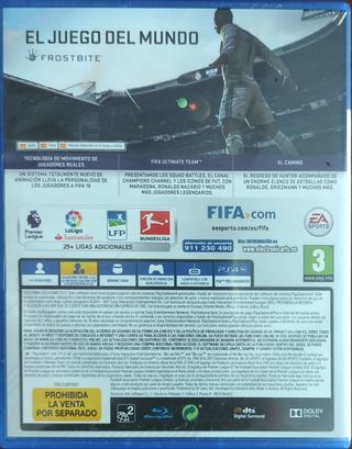 Juego PS4 FIFA 18 EA Sports