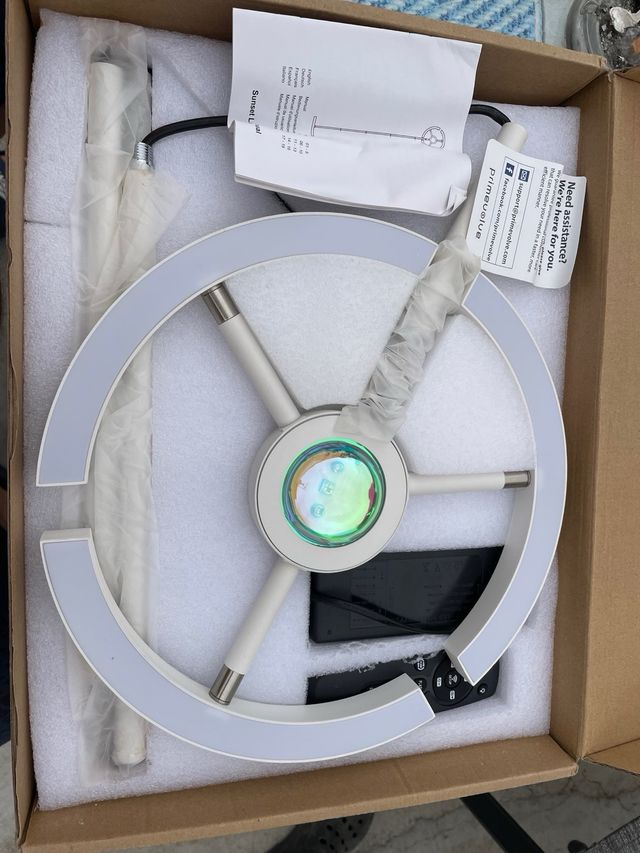 Lámpara de luz - 3000K-6500K+RGB - Control remoto