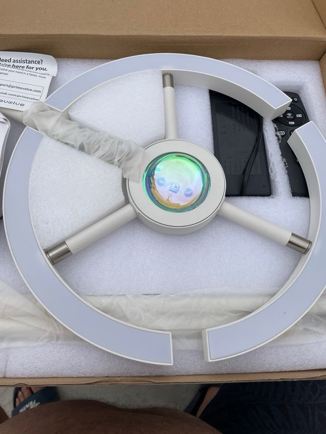 Lámpara de luz - 3000K-6500K+RGB - Control remoto