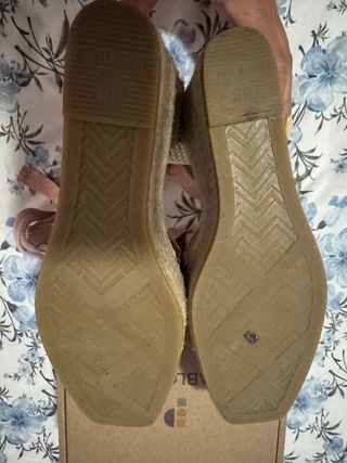 Alpargatas Uomo Oro y Rosa