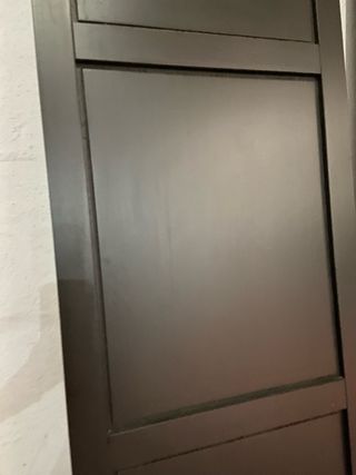 Lote 6 Puertas Armario Madera Oscura