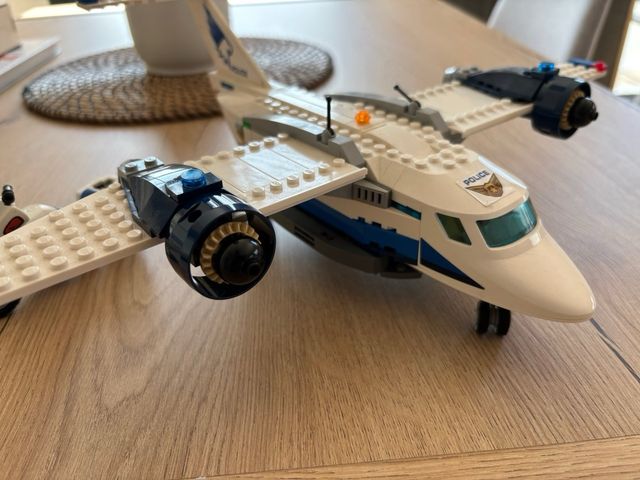 Avión y Moto LEGO Policía