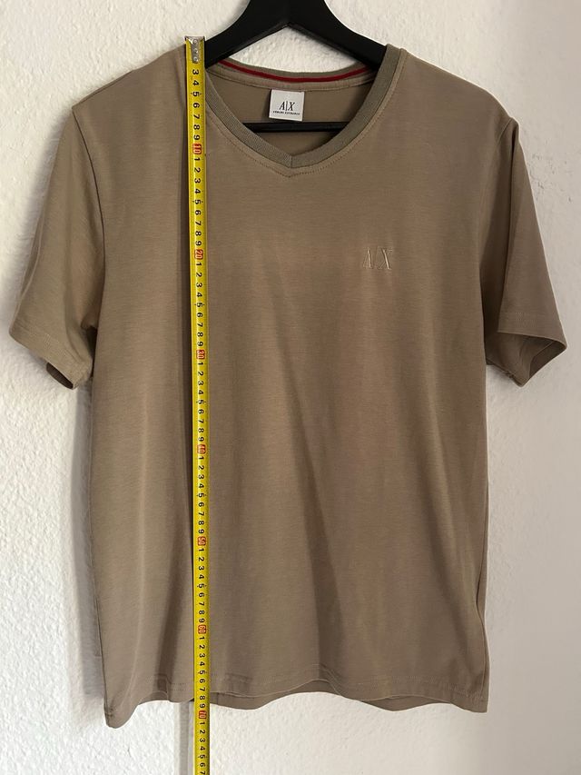 Camiseta Armani Exchange Talla S Beige