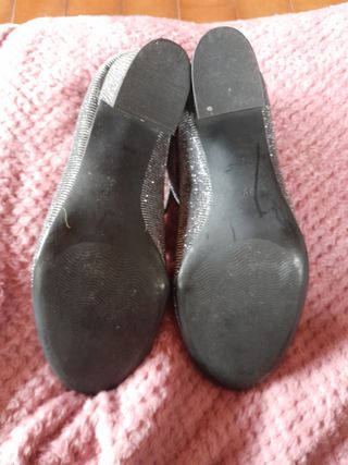 Scarpe eleganti argento con cinturino