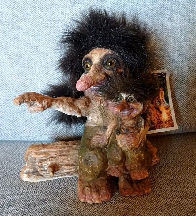 NyForm Troll 269 papà con piccolo 16 cm