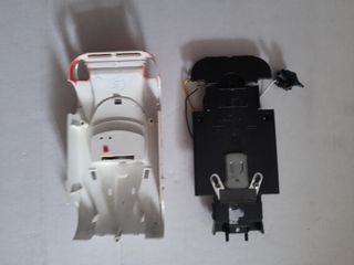 Coche Scalextric Jaguar Blanco/Rojo