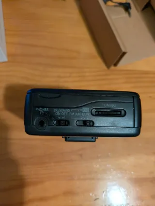 Walkman Sanyo Bassxpander Radio Cassette Negro