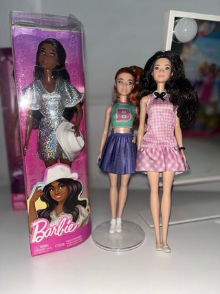 Lote 3 Barbies Fashionistas