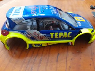 Coche Scalextric Renault Megane Trophy Azul8