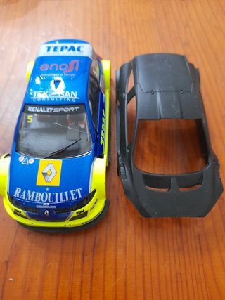 Coche Scalextric Renault Megane Trophy Azul8