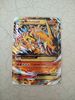 Carta Pokémon M Charizard EX 220 HP