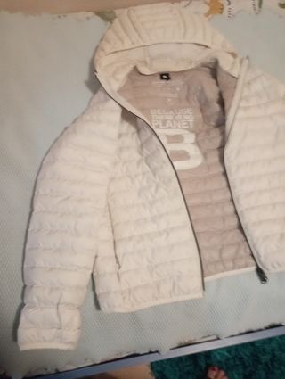 Chaqueta Ecoalf Blanca Talla L Mujer