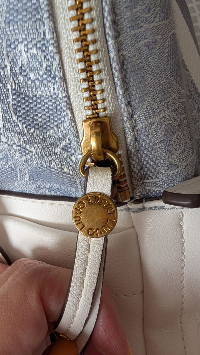 Mochila Liu Jo Azul y Blanca