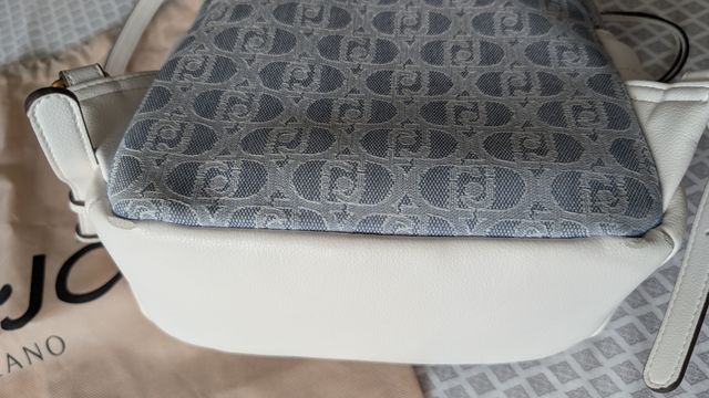 Mochila Liu Jo Azul y Blanca